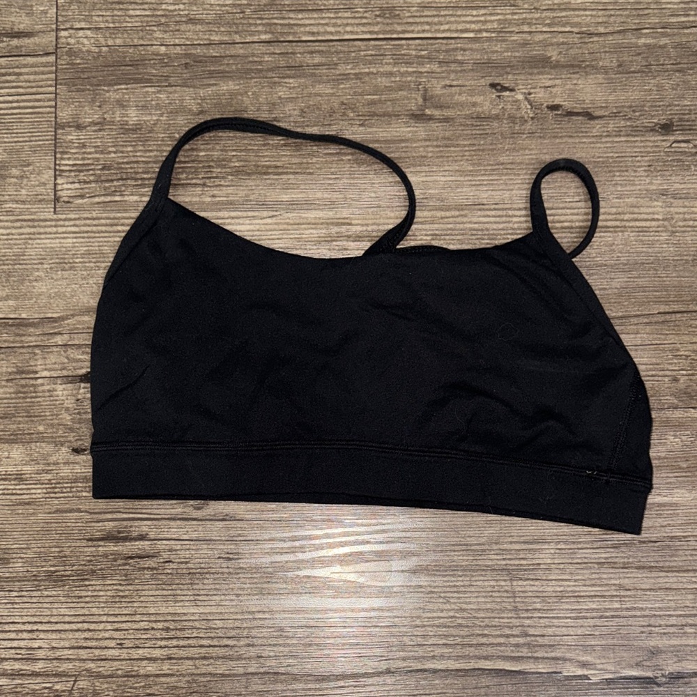 Women's Black sports bra crazy yoga